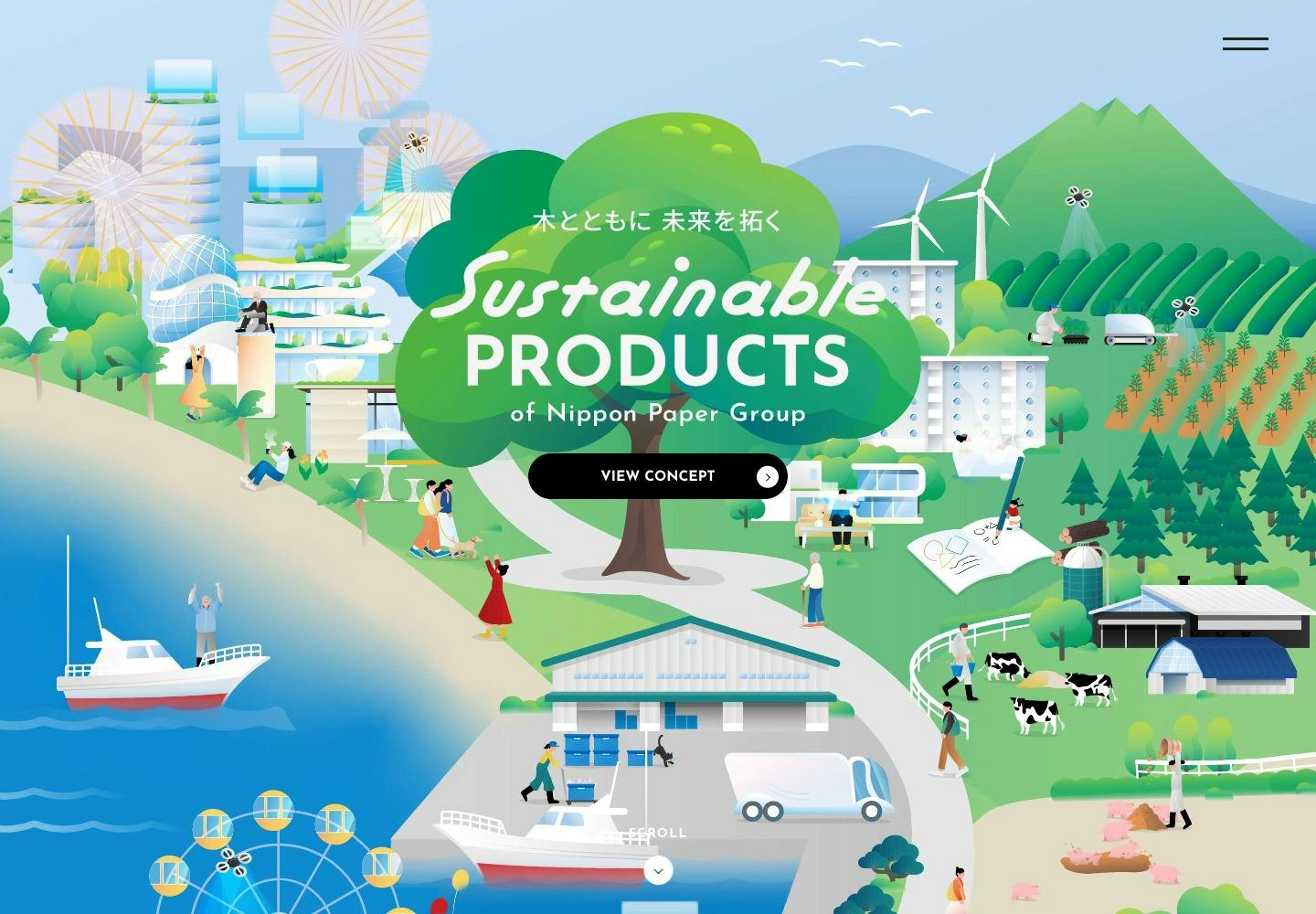 Cover Image for Sustainable PRODUCTS｜日本製紙グループ