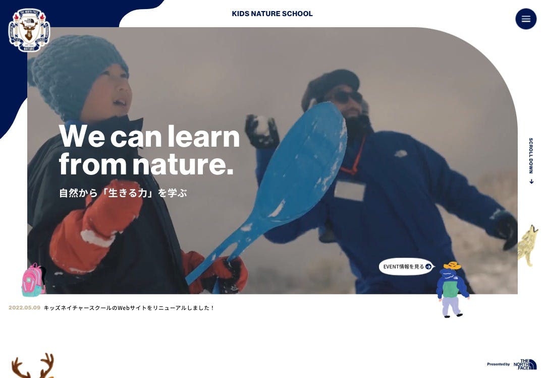 Cover Image for THE NORTH FACE KIDS NATURE SCHOOL｜ザ・ノース・フェイス キッズネイチャースクール